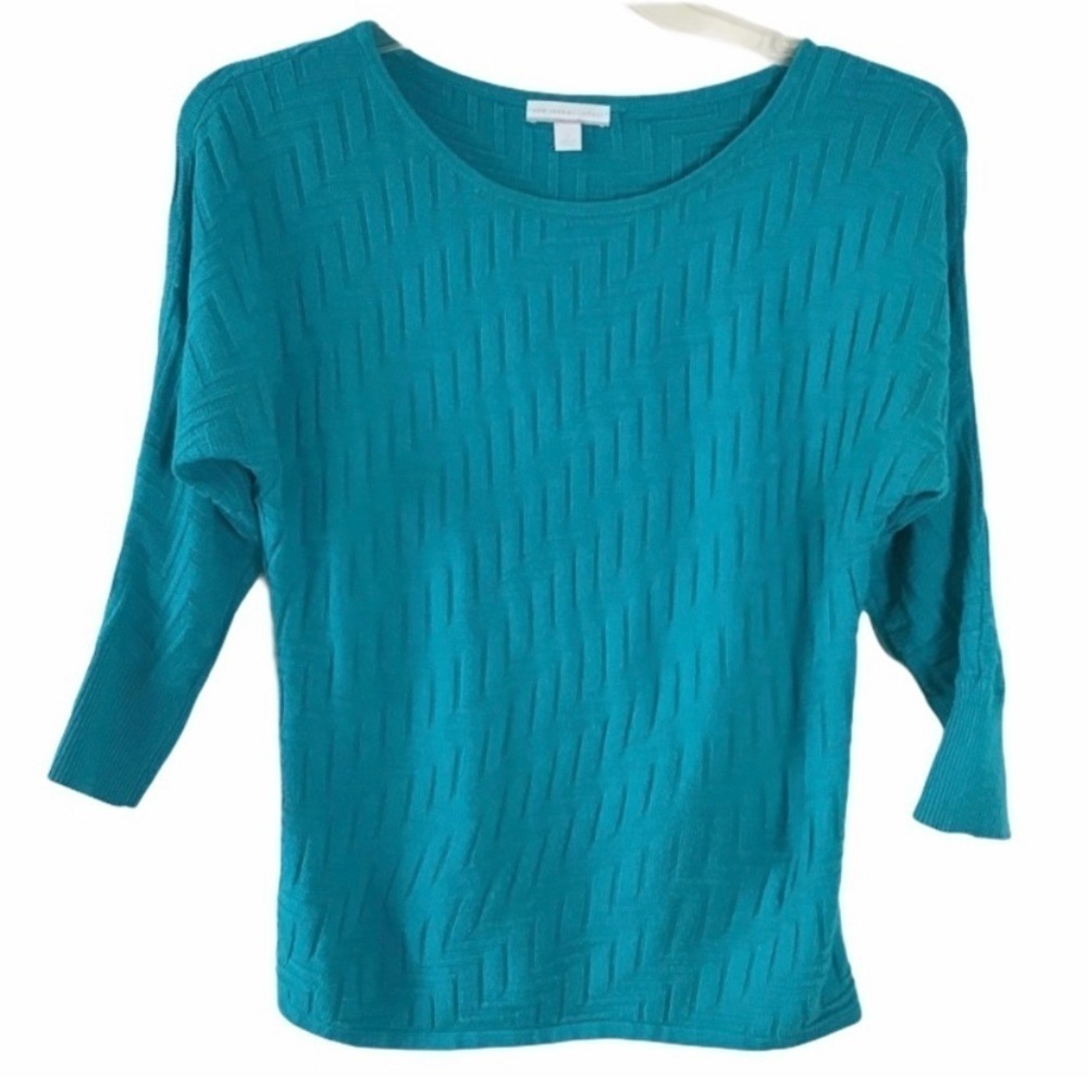 New York & Company Textured Top Dolman Sleeves Size XS - Picture 5 of 5